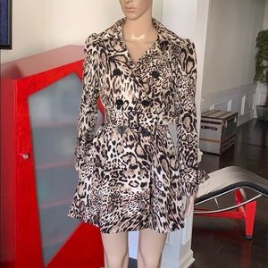 Bebe leopard jacket